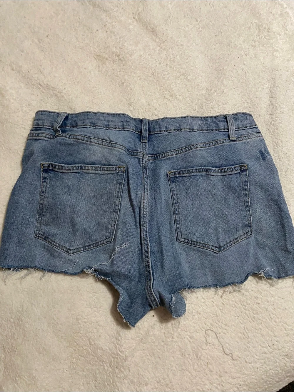 wild fable Light Blue Distressed Denim Cutoff Shorts
